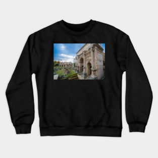 Roman Forum in Rome, Italy Crewneck Sweatshirt